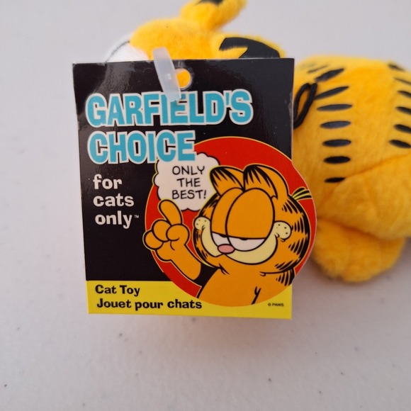 Vintage PAWS‎ Garfield's Choice  Garfield Cat Toy 4" - Picture 7 of 10
